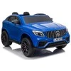 Elektromobilis vaikams Mercedes GLC 63S su MP4, mėlynas lakuotas