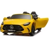 Elektromobilis vaikams Mercedes GT63 AMG DK-GT63 24V LCD, geltonas