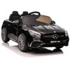 Elektromobilis vaikams Mercedes SL65 S, LCD, juodas lakuotas