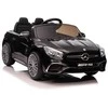 Elektromobilis vaikams Mercedes SL65 S, LCD, juodas lakuotas