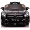 Elektromobilis vaikams Mercedes SL65 S, LCD, juodas lakuotas