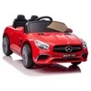 Elektromobilis vaikams Mercedes SL65 S, LCD, raudonas lakuotas
