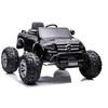 Elektromobilis vaikams Mercedes X 4x4 AWD, MP4, Lakuotas, juodas