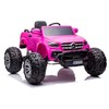 Elektromobilis vaikams Mercedes X 4x4 AWD, MP4, Barbie Rožinis