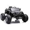 Elektromobilis vaikams Mercedes X 4x4 AWD, MP4, Lakuotas, juodas