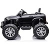 Elektromobilis vaikams Mercedes X 4x4 AWD, MP4, Lakuotas, juodas