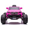 Elektromobilis vaikams Mercedes X 4x4 AWD, MP4, Barbie Rožinis