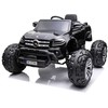 Elektromobilis vaikams Mercedes X 4x4 AWD, MP4, Lakuotas, juodas