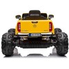 Elektromobilis vaikams Mercedes X 4x4 AWD, MP4, Lakuotas, geltonas