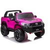 Elektromobilis vaikams Toyota Hilux dvivietis, rožinis