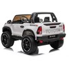 Elektromobilis vaikams Toyota Hilux dvivietis, baltas