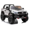 Elektromobilis vaikams Toyota Hilux dvivietis, baltas