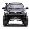 Elektromobilis vaikams Toyota Hilux dvivietis, Lakuotas, juodas