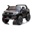 Elektromobilis vaikams Toyota Hilux dvivietis, Lakuotas, juodas