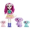 Enchantimals lėlė Dessa Dalmatian su šuniukais