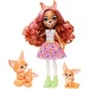 Enchantimals lėlė Filigree Fox su lapių šeimyna
