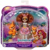 Enchantimals lėlė Filigree Fox su lapių šeimyna