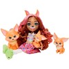Enchantimals lėlė Filigree Fox su lapių šeimyna