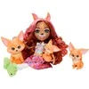 Enchantimals lėlė Filigree Fox su lapių šeimyna