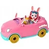 Enchantimals rinkinys "Automobilis su lėle Bunny Bree ir priedais"