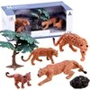 Figūrėlių rinkinys "Safari leopardai"