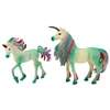 Figūrėlių rinkinys Vienaragiai, žali, 2 vnt.