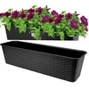 Gėlių vazonas Ratolla Case, 59 cm, antracito