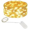 Girlianda 10 LED, šilta balta