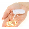 Girlianda 10 LED, šilta balta