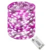 Girlianda 100 LED MicroLED "Smart", šaltai balta/rožinė