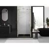Dušo durys Mexen Exo, stumdomos, 125 cm, transparent/auksinis
