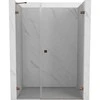Dušo durys Mexen Lunar-B, dešinė, 110 cm, transparent/rose auksinis