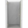 Dušo durys Mexen Lunar-B, kairė, 85 cm, transparent/brushed auksinis