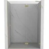 Dušo durys Mexen Lunar, dešininės, 140 cm, transparent/brushed auksinis