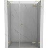 Dušo durys Mexen Lunar L, dešinė, 155 cm, transparent/brushed auksinis