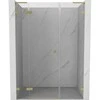 Dušo durys Mexen Lunar L, kairė, 120 cm, transparent/brushed auksinis