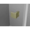 Dušo durys Mexen Lunar L, kairė, 135 cm, transparent/brushed auksinis