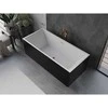 Vonia Mexen Vigo, 178,5 x 80 cm, Baltas/Juodas + Rose auksinis persipylimas