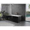 Vonia Mexen Vigo, 178,5 x 80 cm, Baltas/Juodas + Rose auksinis persipylimas