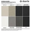 Granitinė virtuvinė plautuvė Deante Corio su maišytuvu, ZRCPS113, Metallic pilkas+Pilkas/steel