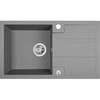 Granitinė virtuvinė plautuvė Laveo Barbados SBB_511T, Pilkas