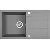 Granitinė virtuvinė plautuvė Laveo Barbados SBB_511T, Pilkas
