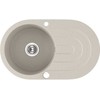Granitinė virtuvinė plautuvė Laveo Dafne SBD_481T, rusvai gelsvas