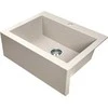 Granitinė virtuvinė plautuvė Laveo Komodo SBK_410A, rusvai gelsvas