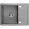 Granitinė virtuvinė plautuvė Laveo Stella SBY_513T, Pilkas