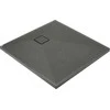 Granitinis dušo padėklas Deante Correo, Anthracite metallic, 80x80 cm