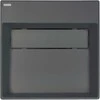 Granitinis praustuvas Deante Correo, 40x40 cm, CQR_TU4M, Anthracite metallic