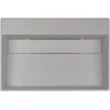 Granitinis praustuvas Deante Correo, 60x40 cm, CQR_SU6M, Metallic pilkas