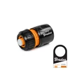 Greita jungtis 1/2" Bradas Juodas LINE su STOP funkcija