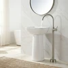 Grindinis praustuvo maišytuvas Rea Lungo, Brushed Nickel